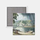 La Roche, van 'Uitzichten op de Seine', gegraveerd Magneet (Voorkant / Achterkant)