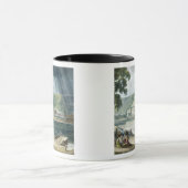 La Roche, van 'Uitzichten op de Seine', gegraveerd Mok (Midden)