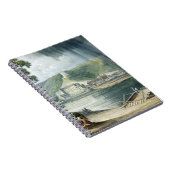 La Roche, van 'Uitzichten op de Seine', gegraveerd Notitieboek (Rechterzijde)