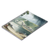 La Roche, van 'Uitzichten op de Seine', gegraveerd Notitieboek (Linkerzijde)