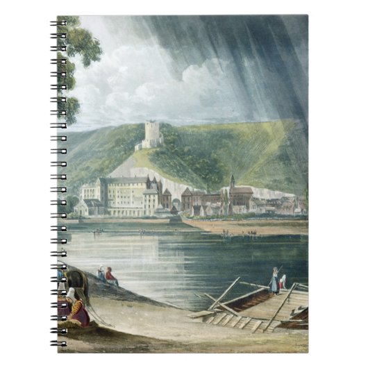 La Roche, van 'Uitzichten op de Seine', gegraveerd Notitieboek (Voorkant)