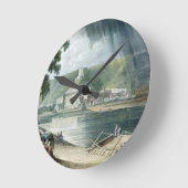 La Roche, van 'Uitzichten op de Seine', gegraveerd Ronde Klok (Hoek)