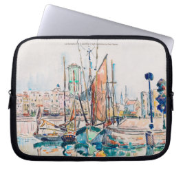 La Rochelle (1911) schilderij van Paul Signac Laptop Sleeve