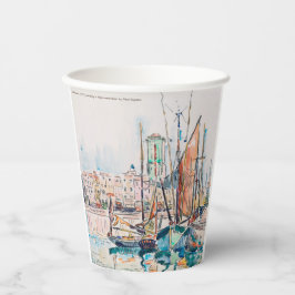 La Rochelle (1911) schilderij van Paul Signac Papieren Bekers