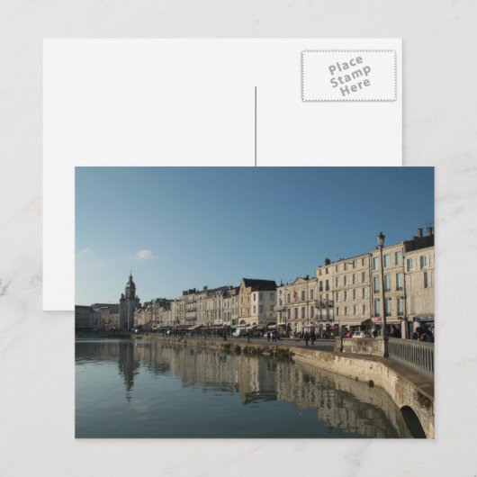 La Rochelle - a Winters Day Briefkaart (Voorkant / Achterkant)