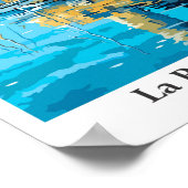 La Rochelle France Reizen  illustratie Poster (Hoek)