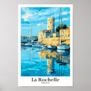 La Rochelle France Reizen  illustratie Poster