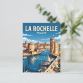 La Rochelle Frankrijk Briefkaart (Staand voorkant)