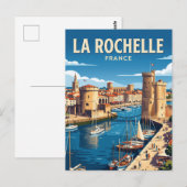 La Rochelle Frankrijk Briefkaart (Voorkant / Achterkant)