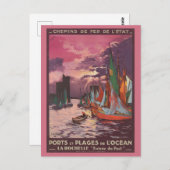  La Rochelle Frankrijk Treinreizen Briefkaart (Voorkant / Achterkant)