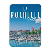 La Rochelle Photo Vintage Magneet (Verticaal)