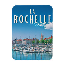 La Rochelle Photo Vintage Magneet