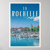 La Rochelle Photo Vintage Poster (Voorkant)