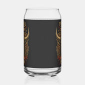 La Roja Spanje Stier Voetbal Fan Blikvorm Glas (Links)