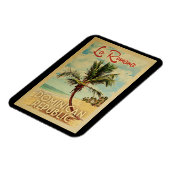 La Romana Magnet Palm Tree Vintage Travel Magneet (Linkerzijde)