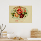 LA.Rosa.E.Special Cigar Box Labels Poster (Keuken)