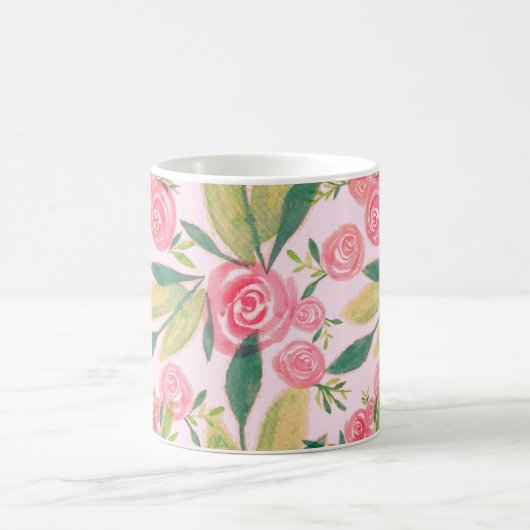 La Rosa Whimsy Gold Floral Mok (Center)