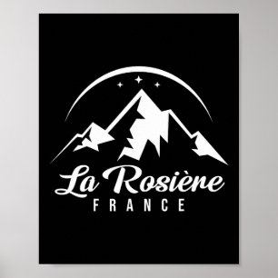La Rosière France Skigebied Snowboarden S Poster