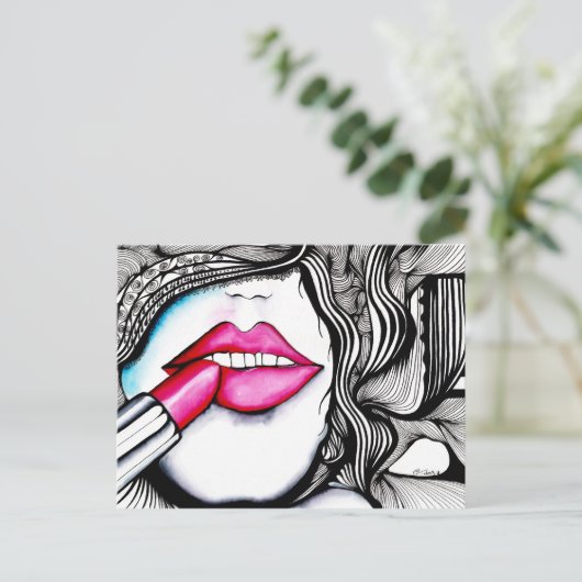 La Rouge Briefkaart (Staand voorkant)