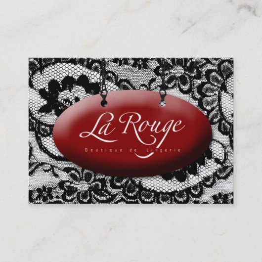La Rouge Visitekaartje (Voorkant)