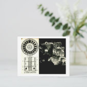 La Roulette de Monte Carlo, Vintage van Monaco Briefkaart (Staand voorkant)