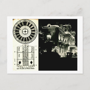 La Roulette de Monte Carlo, Vintage van Monaco Briefkaart
