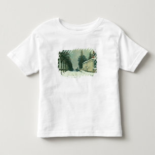 La Route de Louveciennes, Hiver, 1874 (olie op het Kinder Shirts