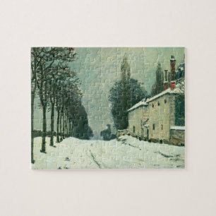 La Route de Louveciennes, Hiver, 1874 (olie op het Legpuzzel