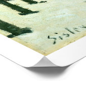 La Route de Louveciennes, Hiver, 1874 (olie op het Poster (Hoek)