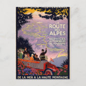 La route des Alpes Briefkaart (Voorkant)