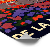 La Route Des Alpes France Vintage Travel Poster (Hoek)