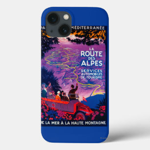 La Route Des Alpes PosterEurope Case-Mate iPhone Case
