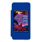 La Route Des Alpes  PosterEurope Incipio iPhone Portemonnee Hoesje (Voorkant Agenda)