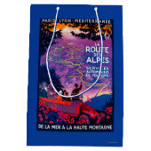 La Route Des Alpes PosterEurope Medium Cadeauzakje (Achterkant)