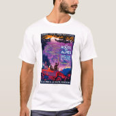 La Route Des Alpes  PosterEurope T-shirt (Voorkant)