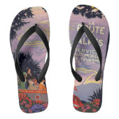 La route des Alpes Teenslippers (Voetbed)