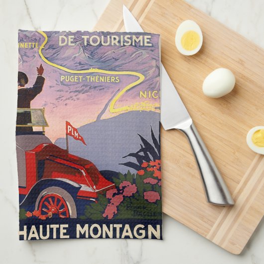 La route des Alpes Theedoek (Quarter Fold)