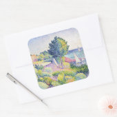 La Route sur la Cote Vierkante Sticker (Envelop)