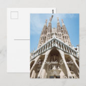 La Sagrada Familia, Barcelona Briefkaart (Voorkant / Achterkant)