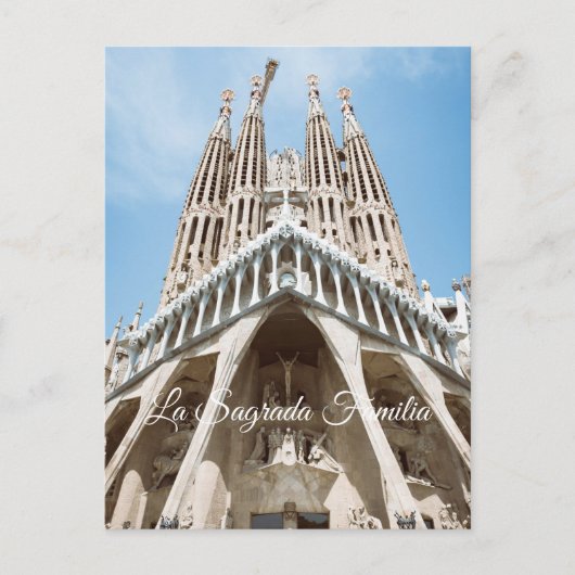 La Sagrada Familia, Barcelona Briefkaart (Voorkant)