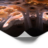 La Sagrada Familia, Barcelona - Intern plafond Poster (Hoek)