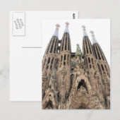 La Sagrada Familia - Barcelona, Spanje Briefkaart (Voorkant / Achterkant)