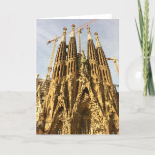La Sagrada Familia, Barcelona, Spanje Kaart