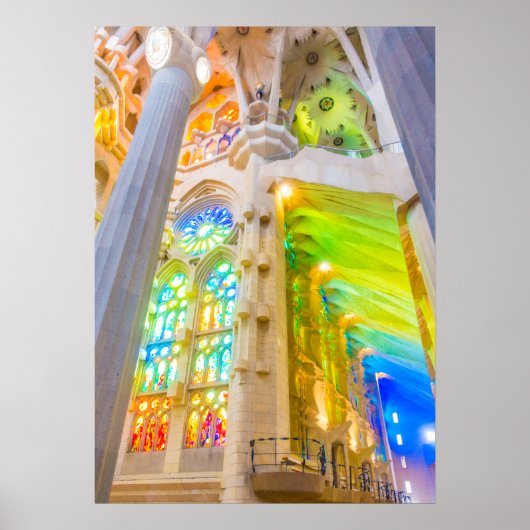 La Sagrada Família - Barcelona, Spanje Poster (Voorkant)