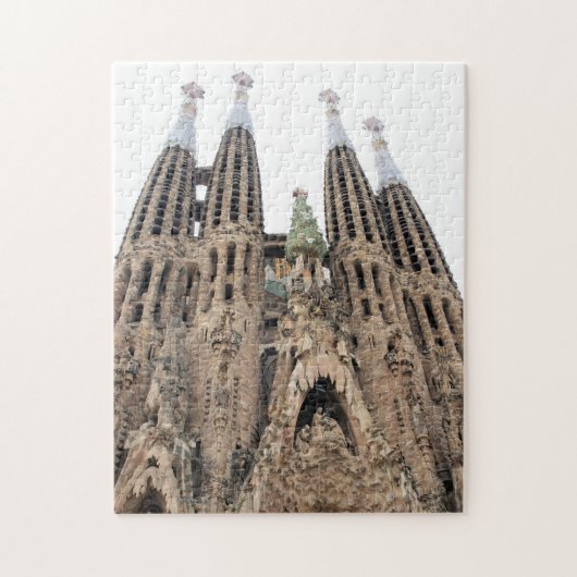 La Sagrada Familia - Barcelona, Spanje Puzzle Legpuzzel (Verticaal)