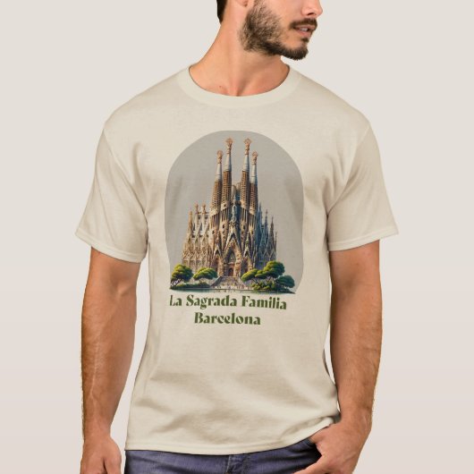 La Sagrada Familia Barcelona T-shirt (Voorkant)