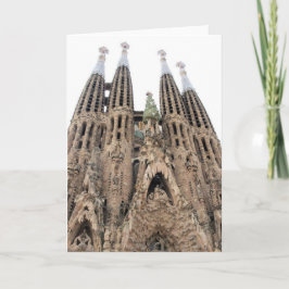 La Sagrada Familia - Barcelona - Wenskaart Kaart