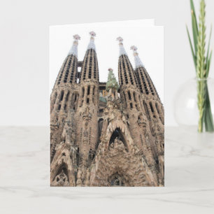 La Sagrada Familia - Barcelona - Wenskaart Kaart