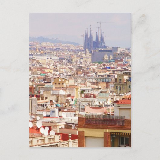 La Sagrada Familia Briefkaart (Voorkant)