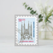 La Sagrada Familia Briefkaart (Staand voorkant)